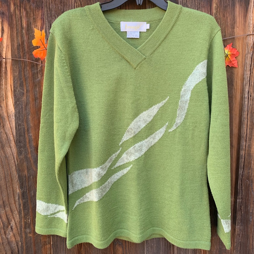 Imago Vintage Pull-over green sweater